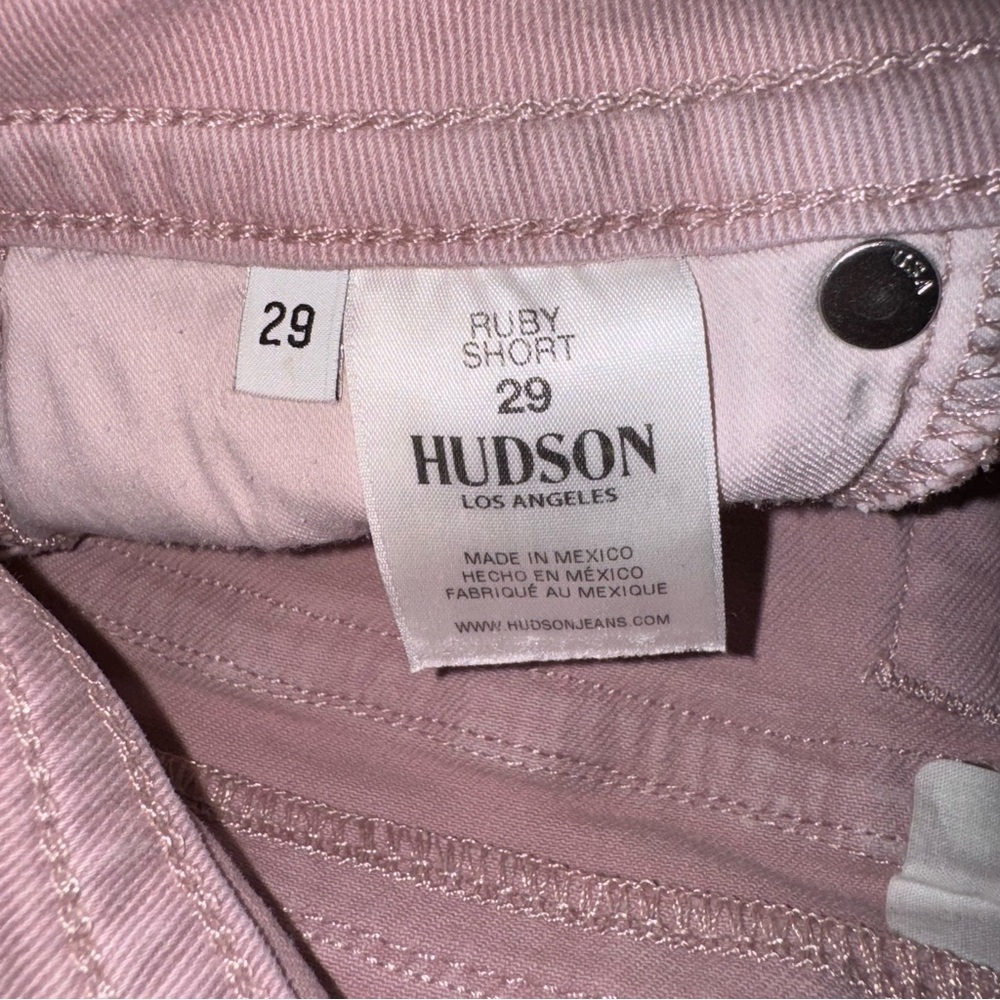 Hudson Jeans Ruby Mid Rise Flap Pockets Denim Shorts - Picture 6 of 8